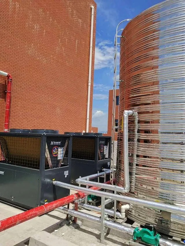 湖南信息學院空氣能熱泵熱水工程